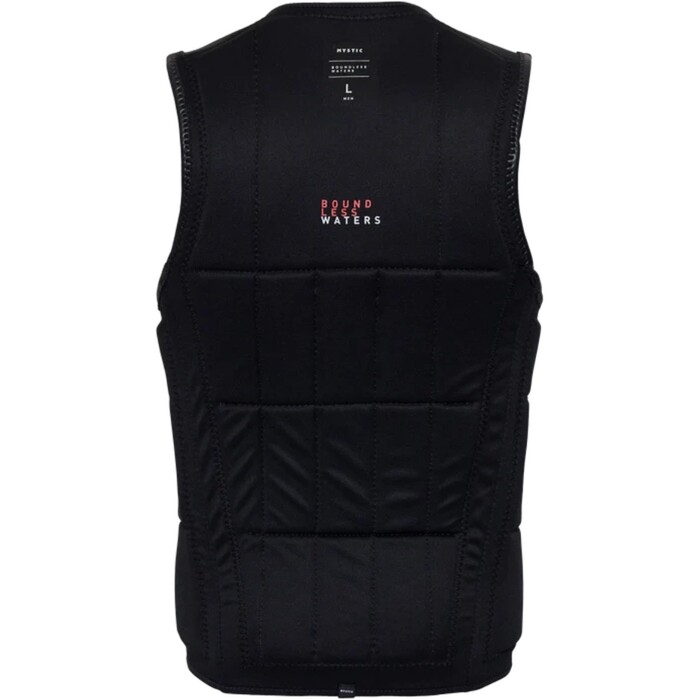 2024 Mystic Mens Anarchy Front Zip Wake Impact Vest 35005.240210 - Black